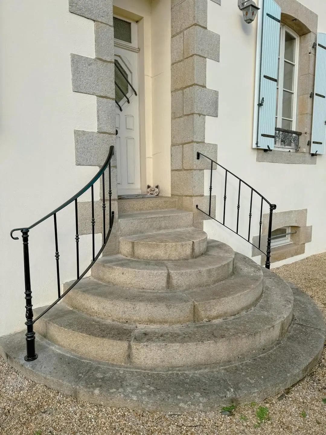 Garde-corps en acier entièrement sur mesure